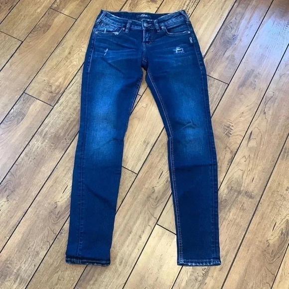 Silver aiko mid skinny jeans - Picture 1 of 4